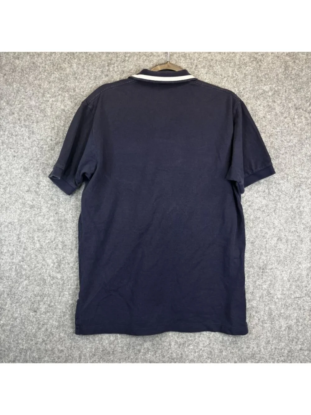 Polo Ralph Lauren Mens Medium Navy Blue Polo Shirt Medium Cotton